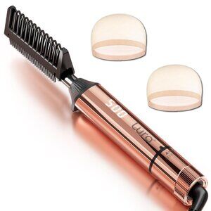 New LURA Nano Titanium Hot Comb for Wigs,250-500°F Electric Hot Combs